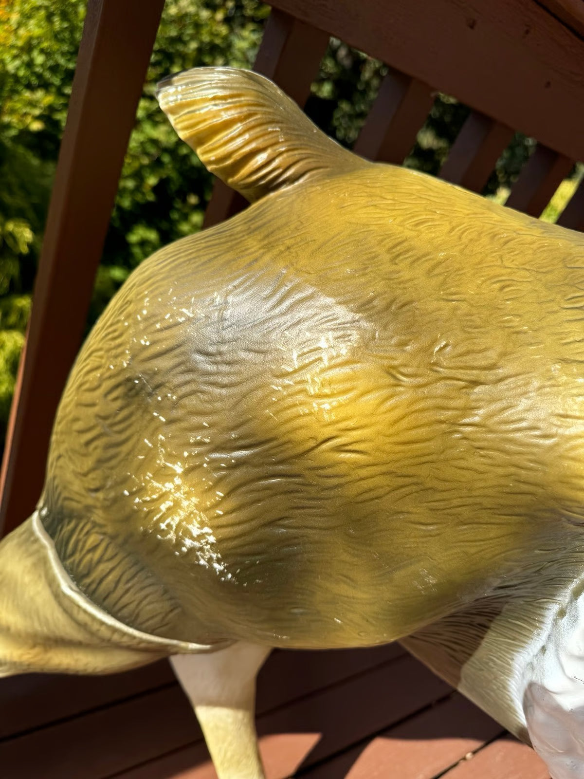 RARE! Original 4.5 ft. Life-size Buck Reindeer Blowmold with LED Lights