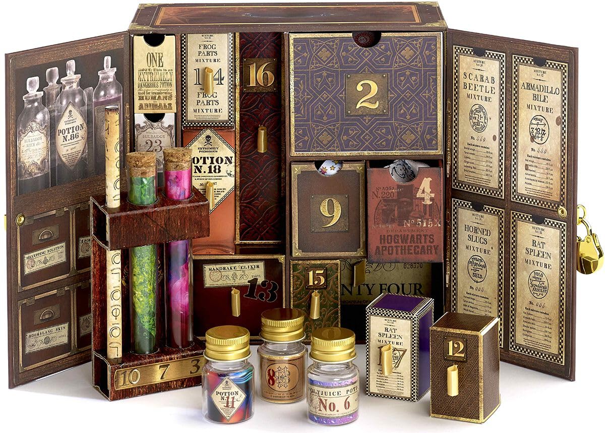 The Carat Shop – Official Harry Potter Potions Advent Calendar – 24 Jewellery & Accessory Gifts – Harry Poter Gifts – Harry Potter Merchandise